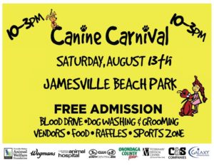 Canine Carnival @ Jamesville Beach Park, Special Events Field, Jamesville, NY | Jamesville | New York | United States